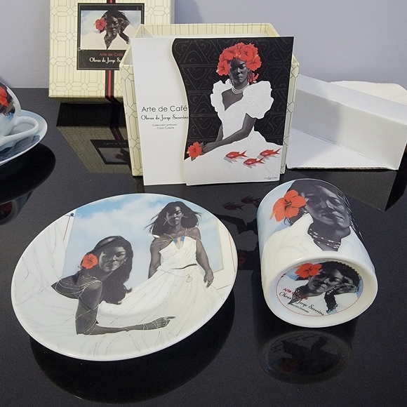 Arte de Café Obras de Jorge Severino Colección Limitada Espresso Set - Picture 11 of 12
